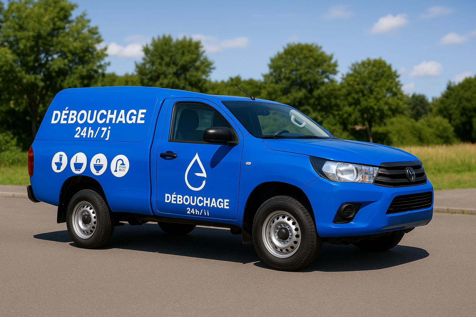 Camion de débouchage Girondeaux