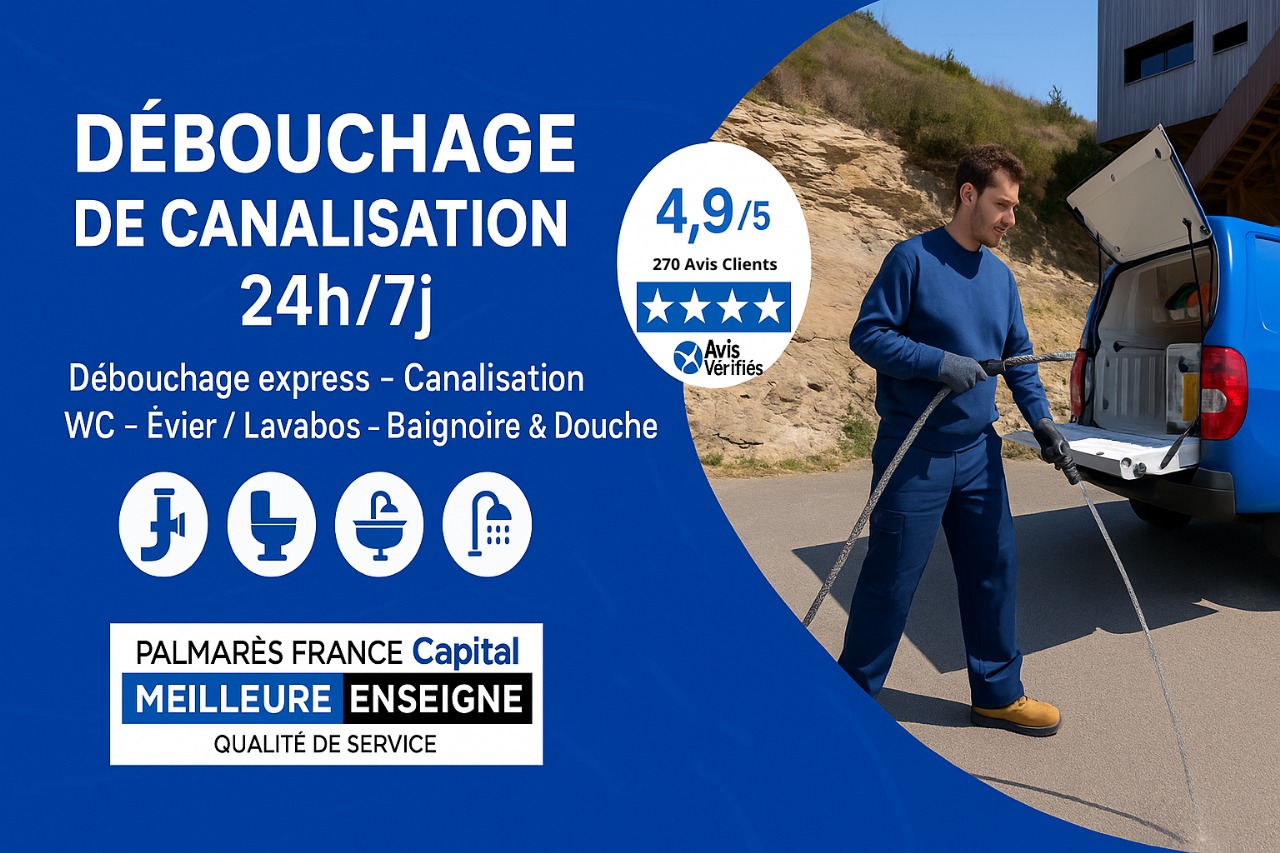 Technicien Girond’eaux en intervention de débouchage